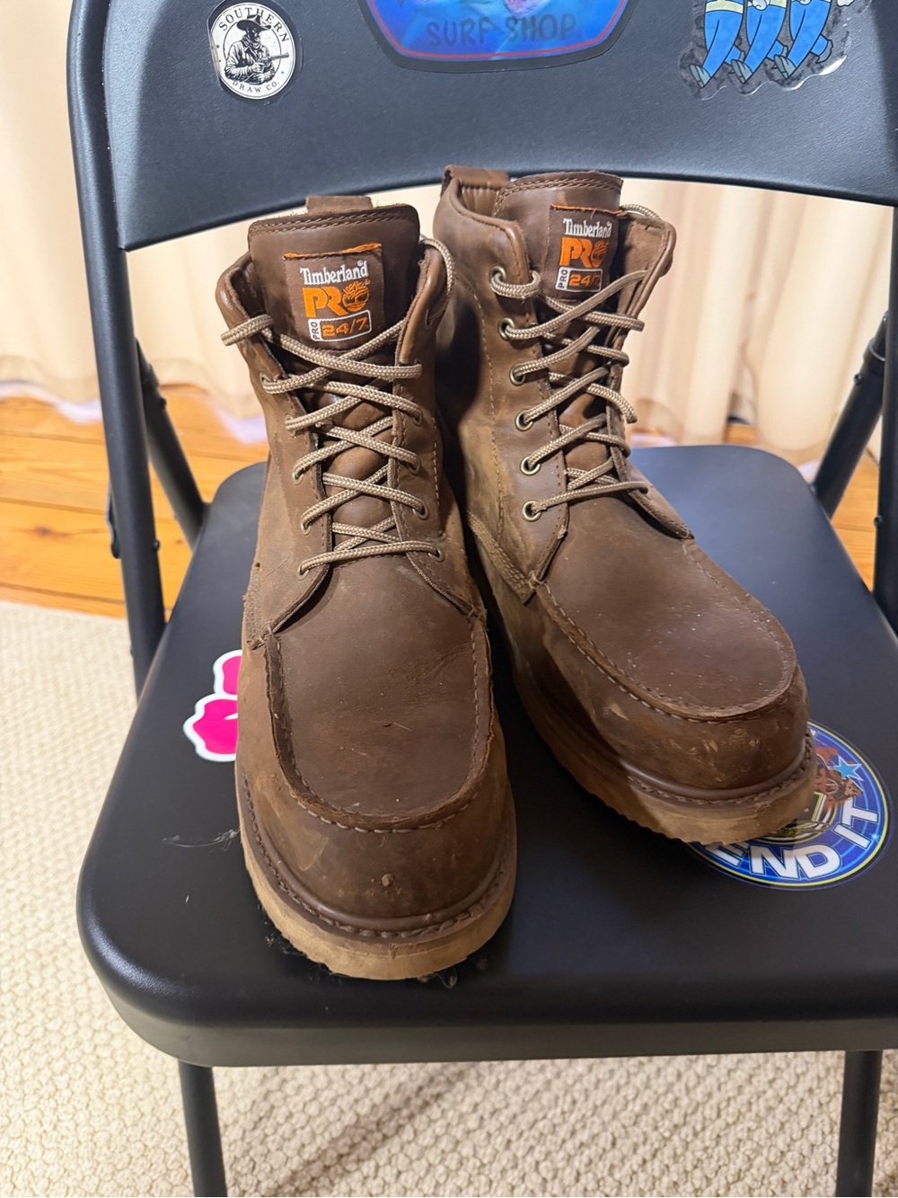 Timberland Brown Lace-Up Men’s Work Boots